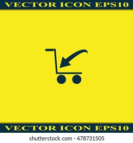 Shopping cart icon.