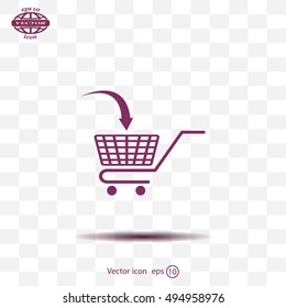 shopping cart icon