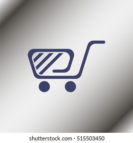 Shopping cart icon.