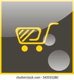 Shopping cart icon.
