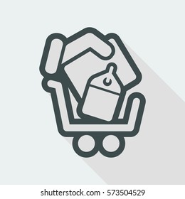 Shopping cart icon