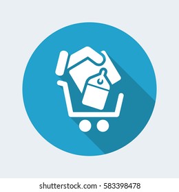 Shopping cart icon