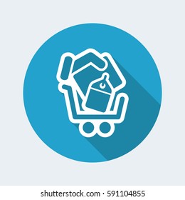 Shopping cart icon