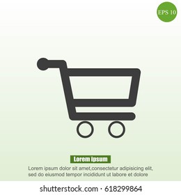 Shopping cart icon