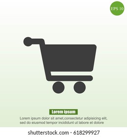 Shopping cart icon