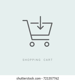 Shopping cart icon