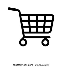 shopping cart icon. for app or mobile. vector illustration