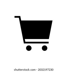 Icono de carro de compras para aplicaciones y sitios web