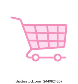 Shopping cart icon, cart, basket, buy, purchase, editable vector, pixel perfect, illustrator ai file