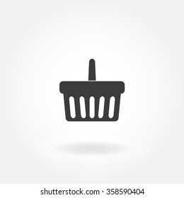 Shopping Cart Icon. Shopping Basket Icon. Vector.