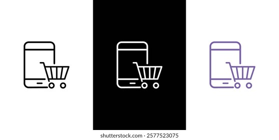 Shopping cart icon. Black shopping cart vector isolated on white background. Shopping cart trolley icon vector. Shopping cart icon in flat style. vector illustration. eps 10