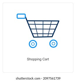 Shopping Cart Or Cart Icon Concept