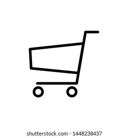 shopping cart icon design template