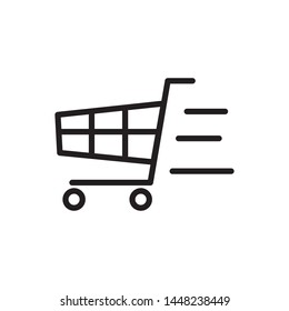 shopping cart icon design template