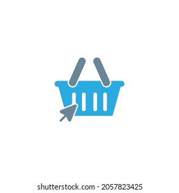 Shopping cart icon design template vector