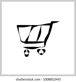 Shopping Cart Icon Design Vector Art Illustration