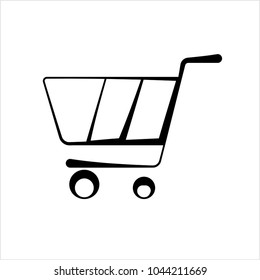 Shopping Cart Icon Design Vector Art Illustration
