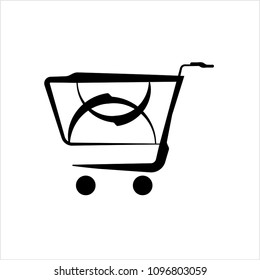 Shopping Cart Icon Design Vector Art Illustration
