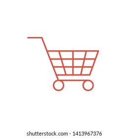 Shopping cart icon design vector illustration