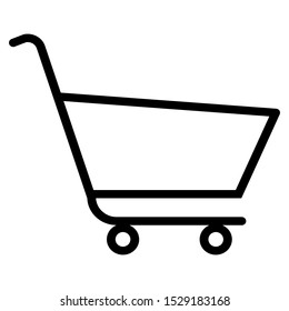 shopping cart icon design vector template