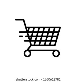 shopping cart icon design vector template