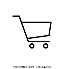 shopping cart icon design vector template