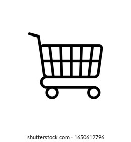 shopping cart icon design vector template