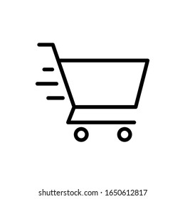 shopping cart icon design vector template