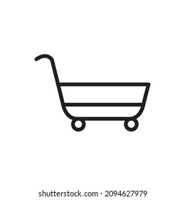 shopping cart icon design vector templates white on background