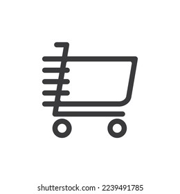 shopping cart icon design vector template