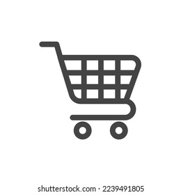 shopping cart icon design vector template