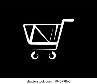 Shopping Cart Icon Design Vector Art Illustration