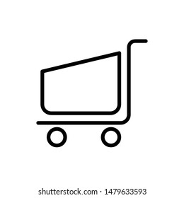 Shopping Cart Icon for E-commerce Projects