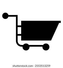 Shopping Cart Icon for E-commerce and Retail Themes