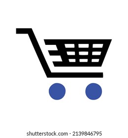 Warenkorb-Icon .shopping, E-Commerce-Symbol. Einfache flache Vektorgrafik für Ihr Webdesign, Logo, App, UI.