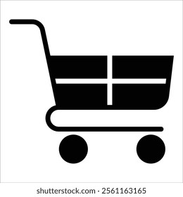 Shopping Cart Icon Element For Design