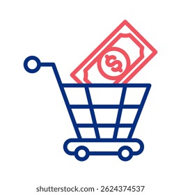 Elemento Ícone Do Carrinho De Compras Para Design
