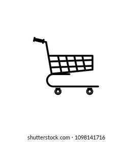 shopping cart icon. Element of market icon for mobile concept and web apps. Detailed shopping cart icon can be used for web and mobile. Premium icon