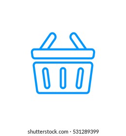  shopping cart icon flat.