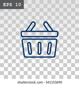  shopping cart icon flat.
