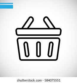  shopping cart icon flat.