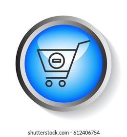  shopping cart icon flat.