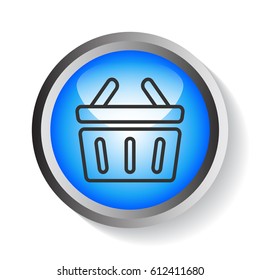  shopping cart icon flat.