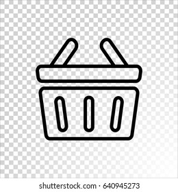  shopping cart icon flat.