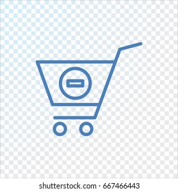  shopping cart icon flat.