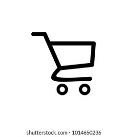 Shopping Cart Icon. Flat design best vector icon