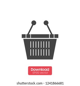 Shopping Cart Icon, flat design best vector icon
