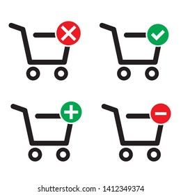 Shopping Cart Icon, flat design best vector icon - Vector
