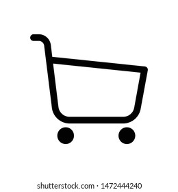 Shopping Cart Icon, flat design best vector icon