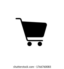 Shopping Cart Icon, flat design best vector icon